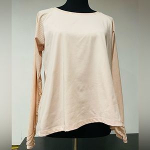 Camus Breathable Exercise Long Sleeve Light Pink Top